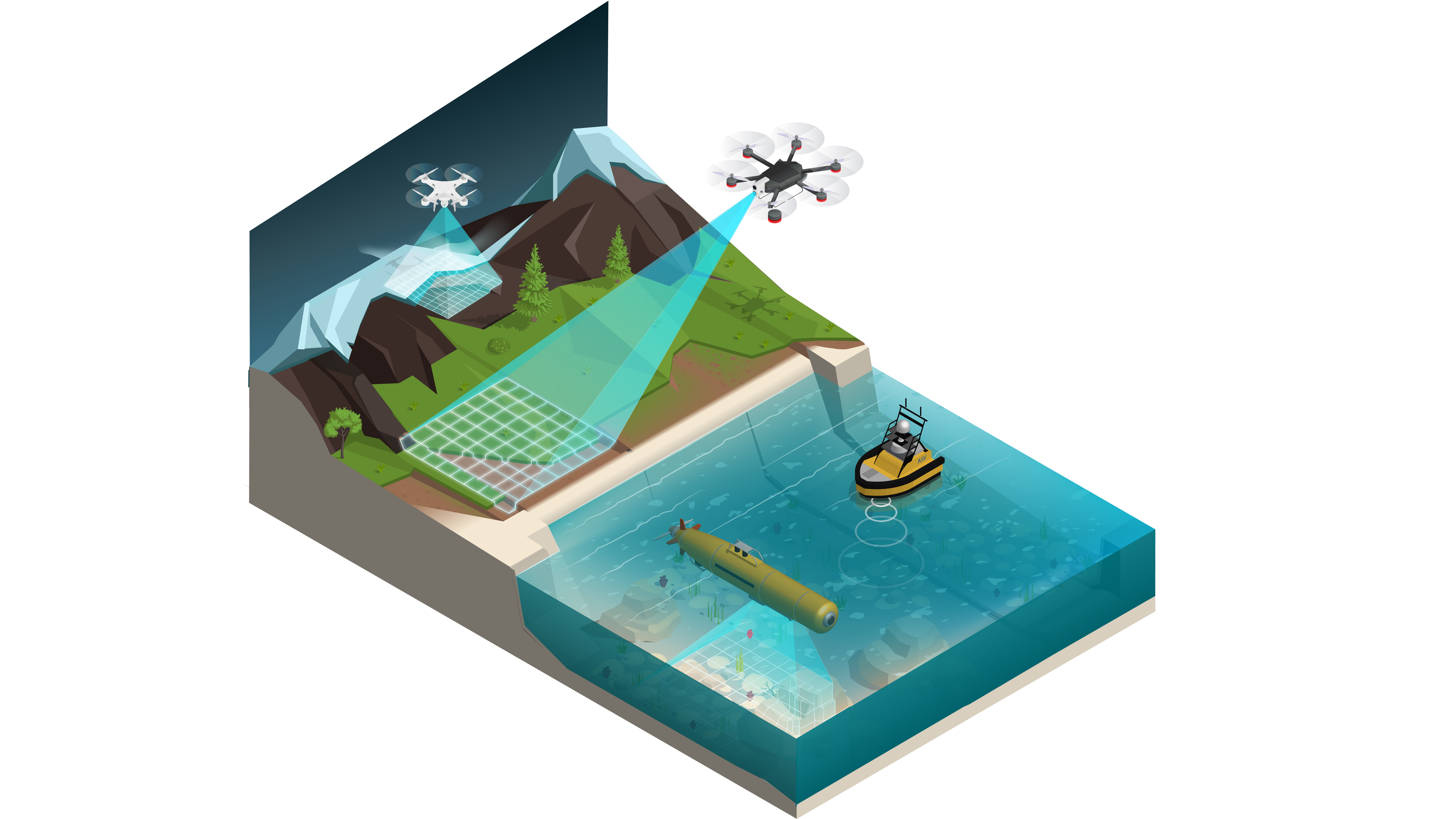 Fully Differentiable Sensor Placement and Informative Path Planning